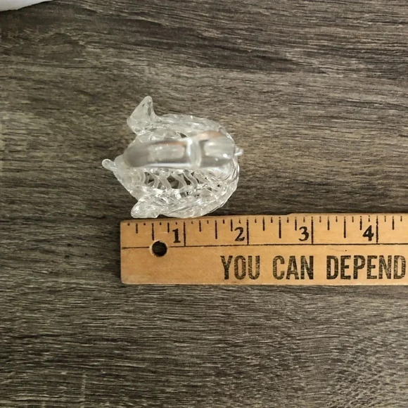 Hand Blown Spun  Glass Swan - Picture 7 of 8